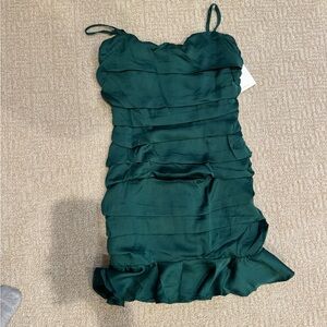 Hello Molly Emerald Layered Dress